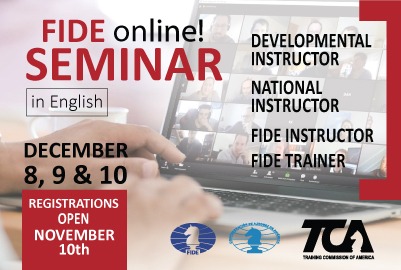 FIDE Trainers Online Seminar in English